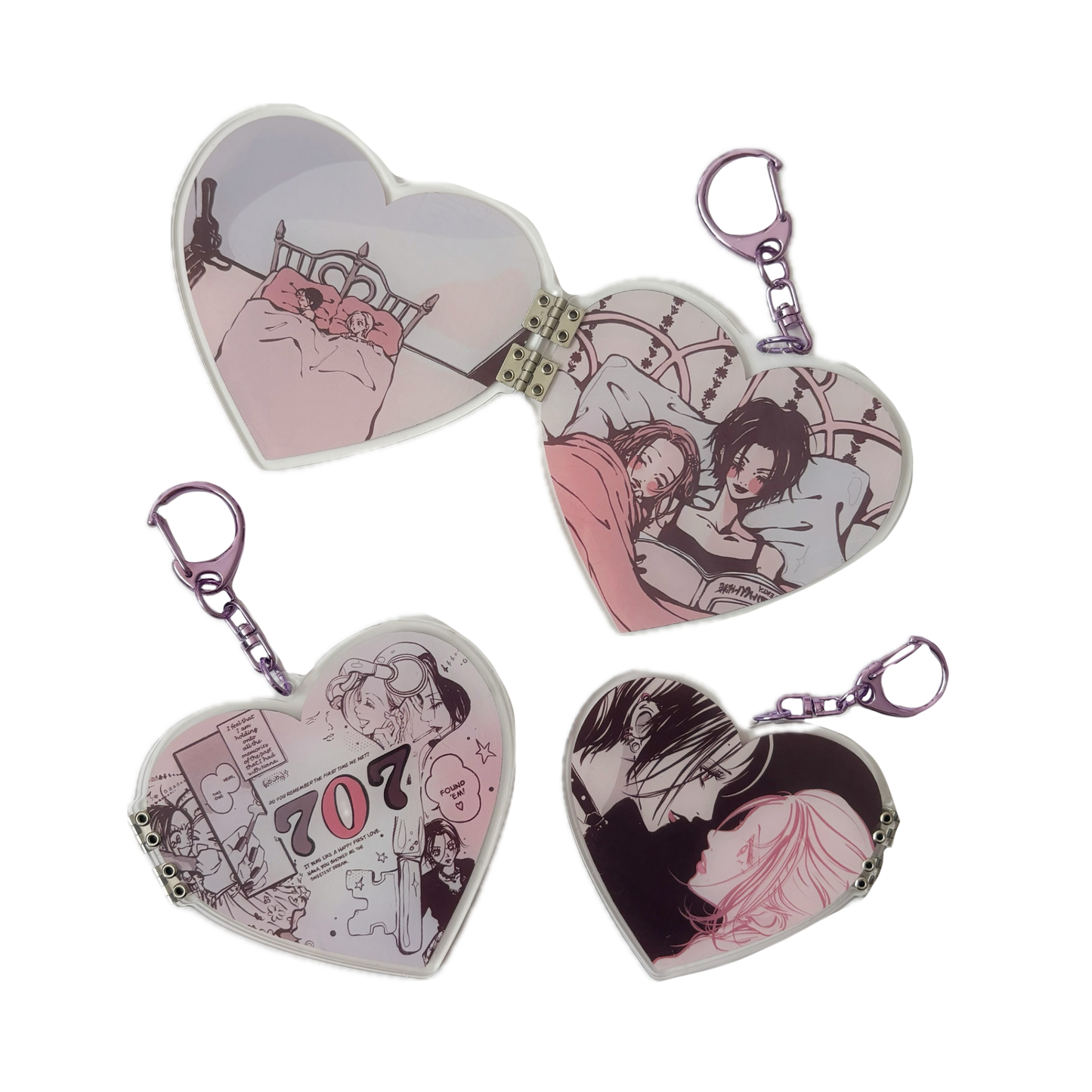 707 locket charm