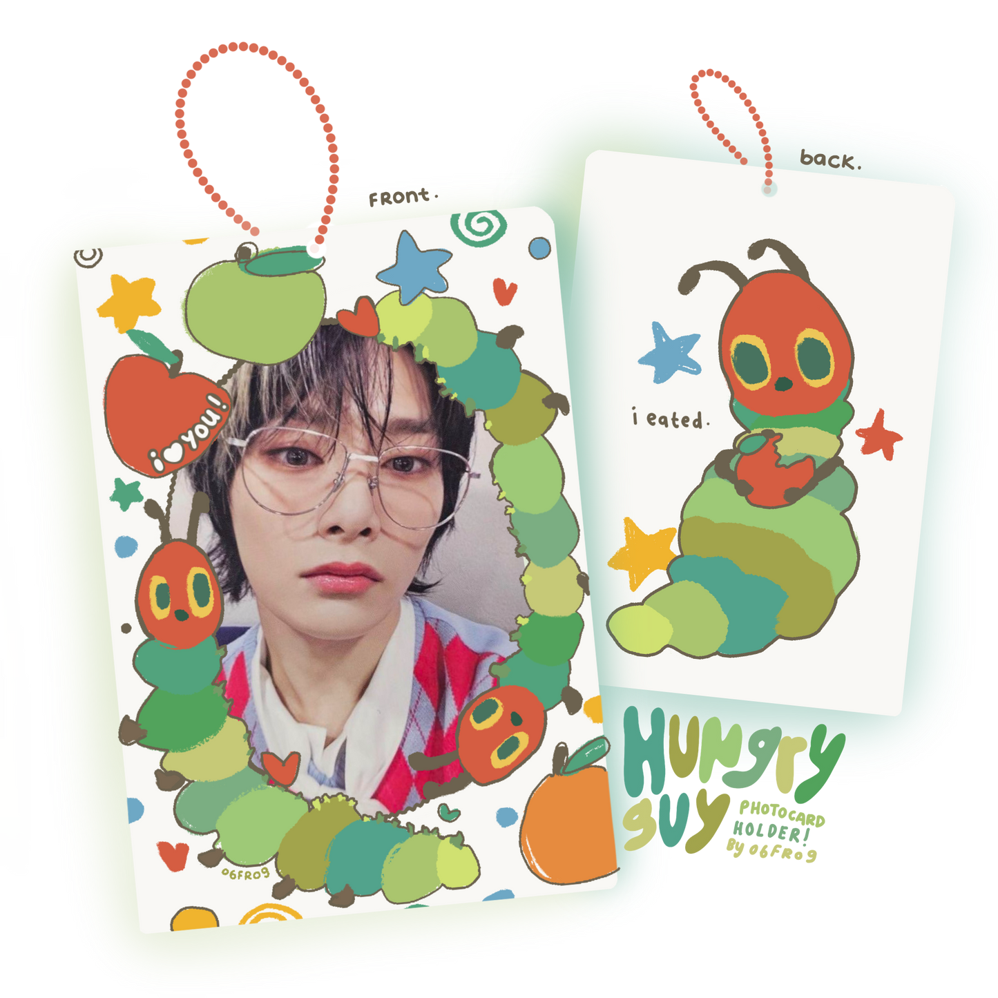 hungry guy photocard holder
