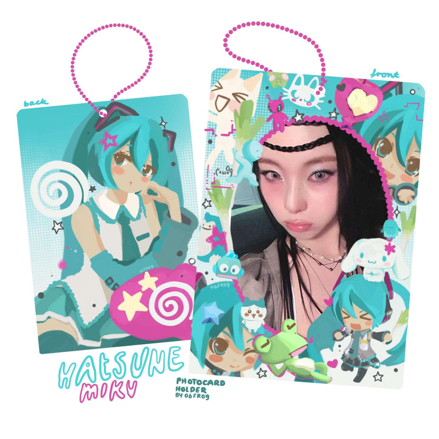 miku photocard holder