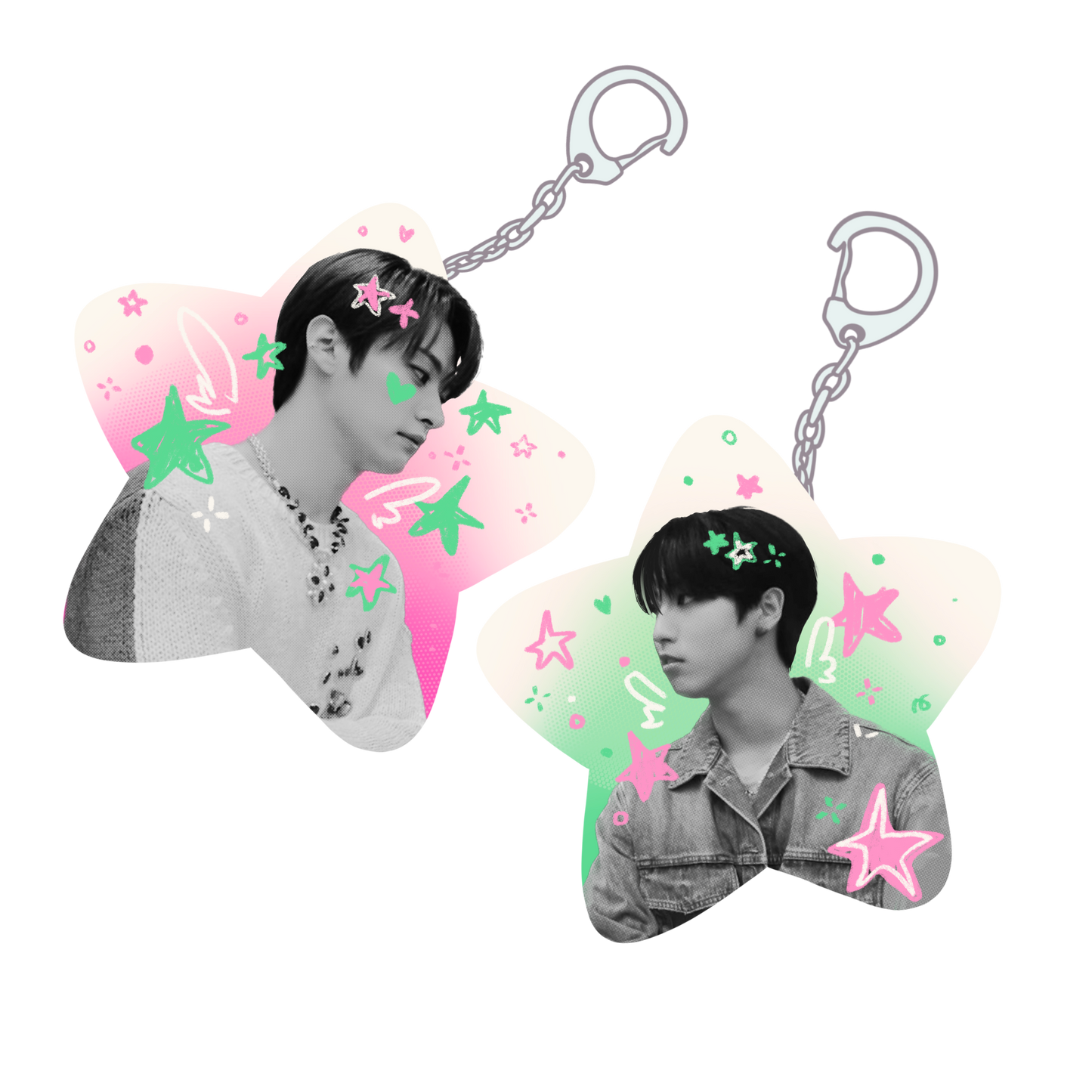 minsung star charms ✱ SET