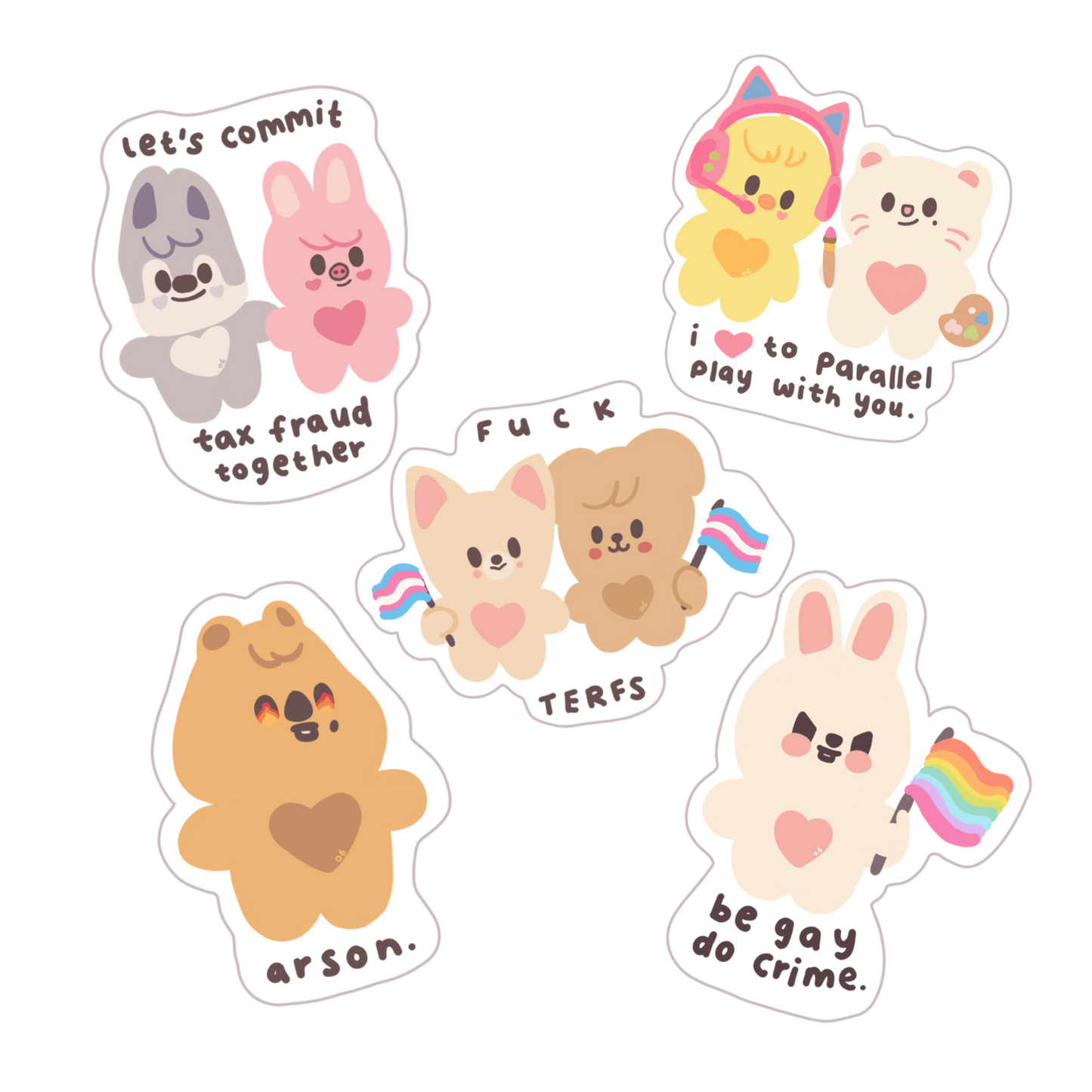 silly skzoo stickers!