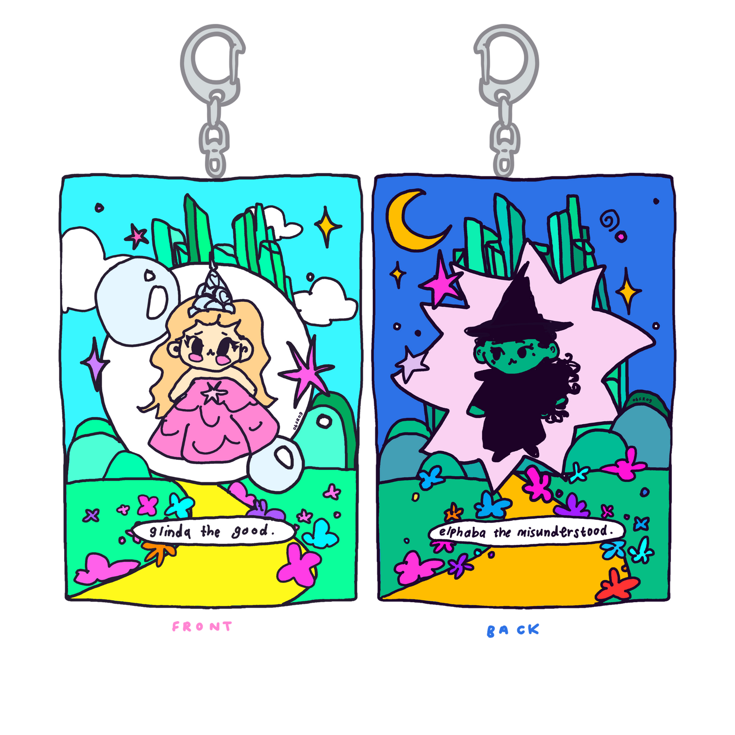 gelphie lucky card charm ✱ double sided