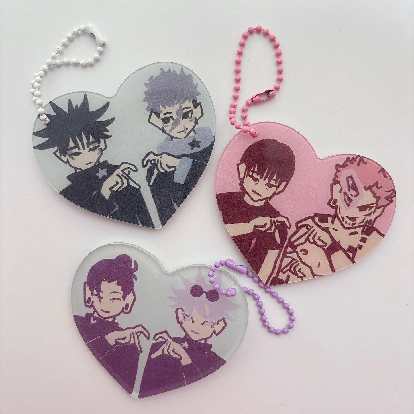 jjk heart duo charms