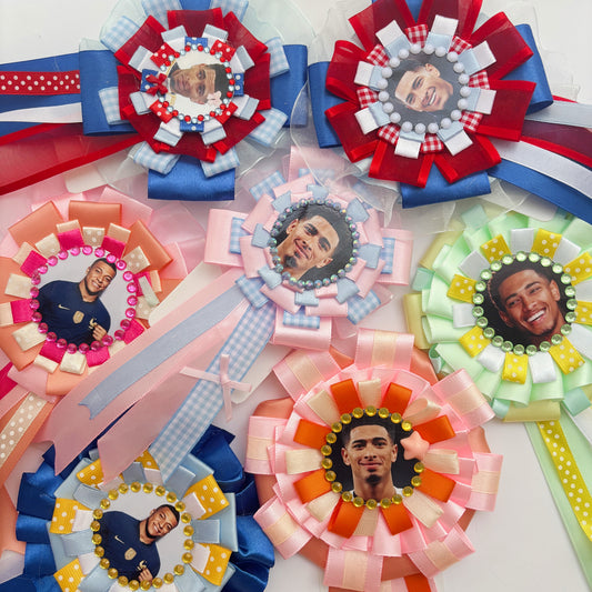 football rosettes