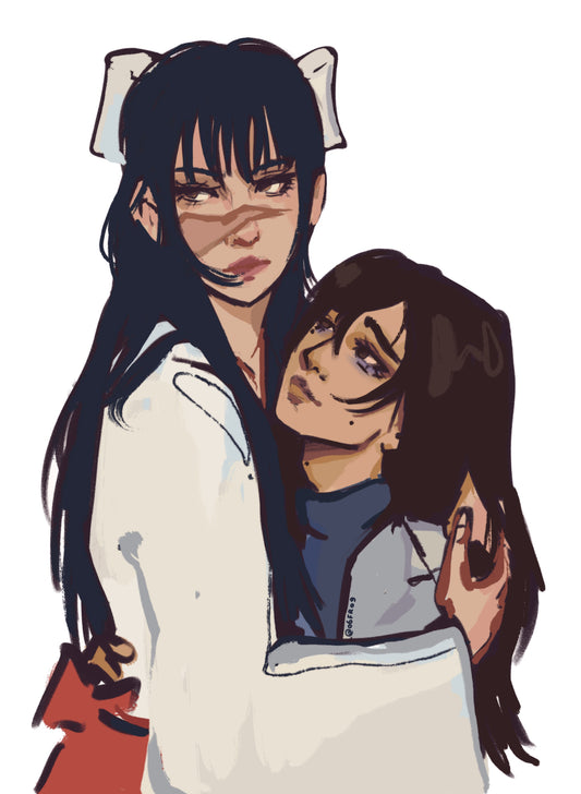 shokohime hug print