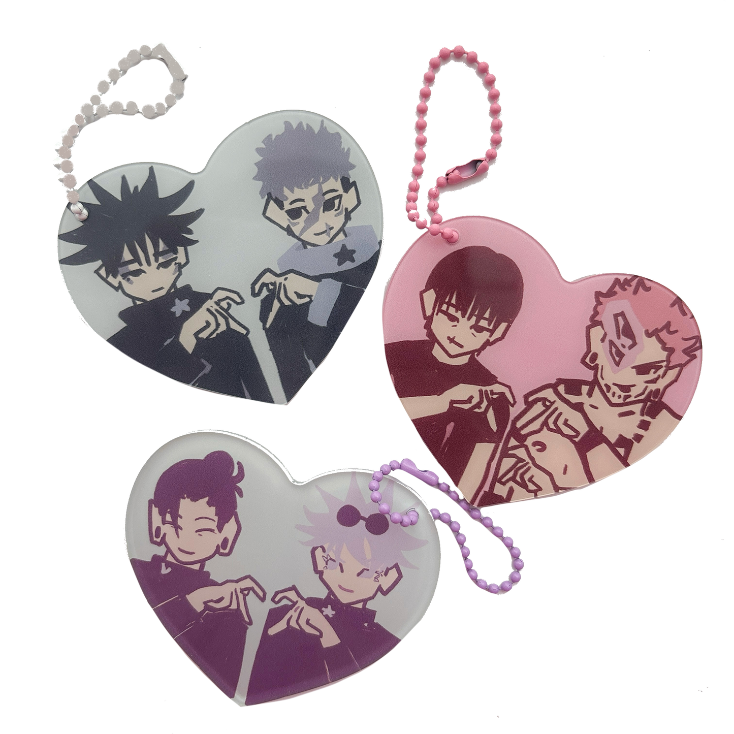 jjk heart duo charms