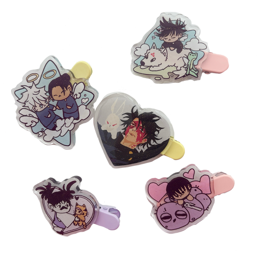 jjk sillies hairclips