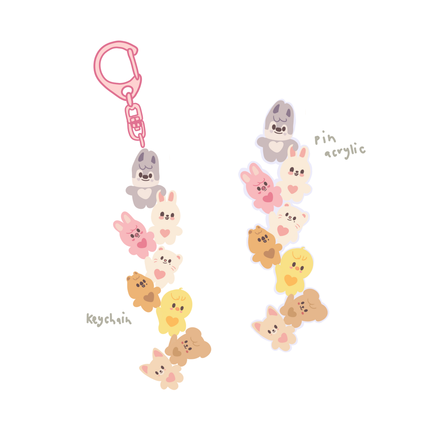 skzoostack pin & charm!