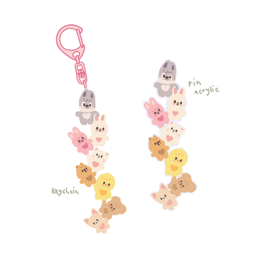 skzoostack pin & charm!
