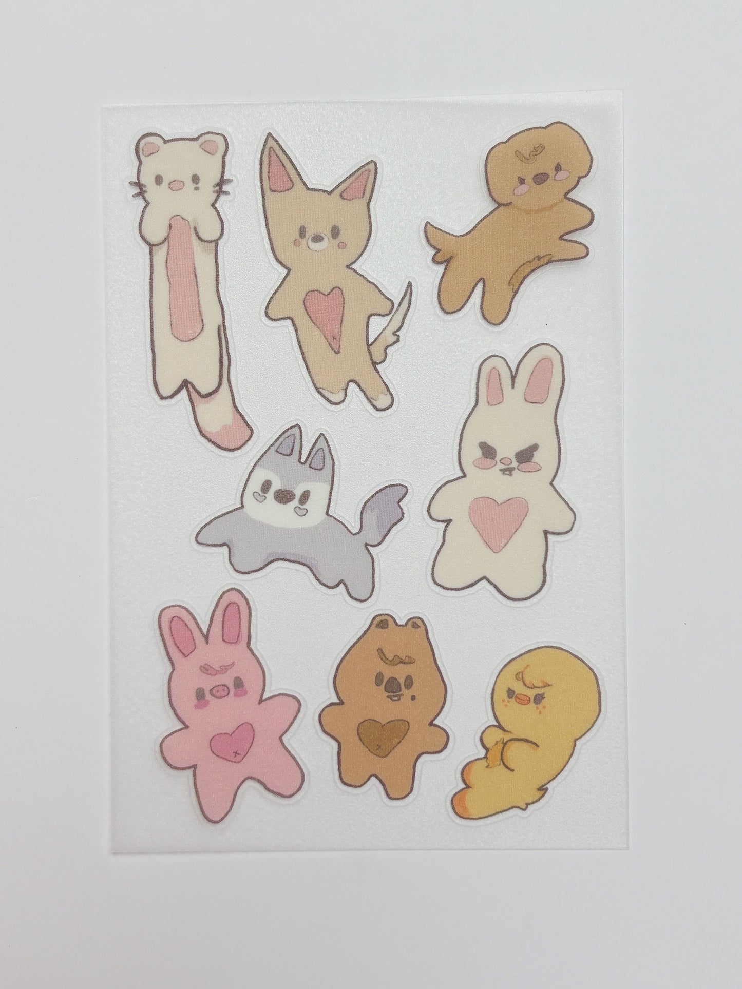 skzoo from memory sticker sheet