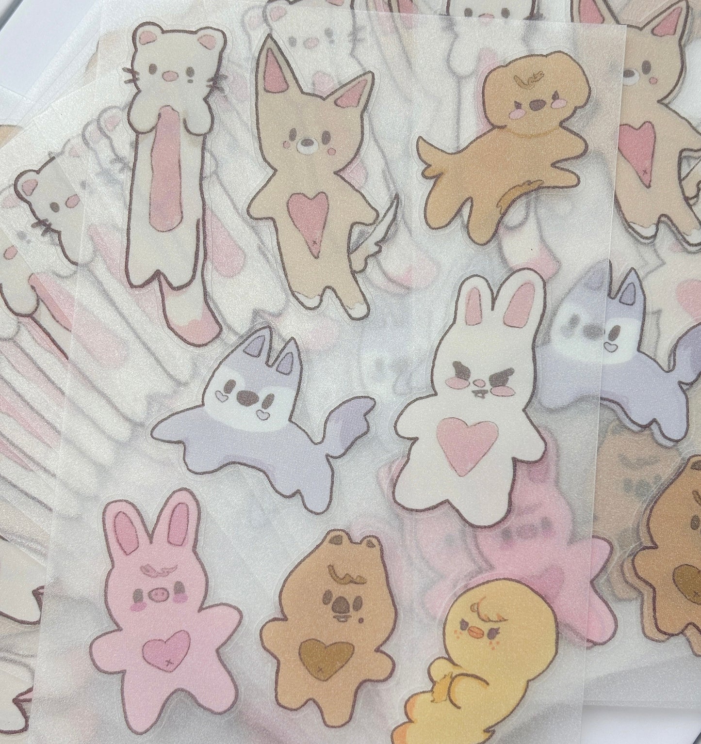 skzoo from memory sticker sheet