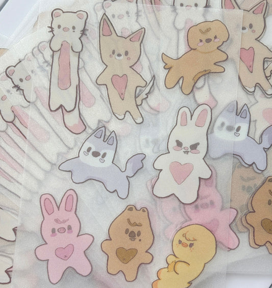skzoo from memory sticker sheet