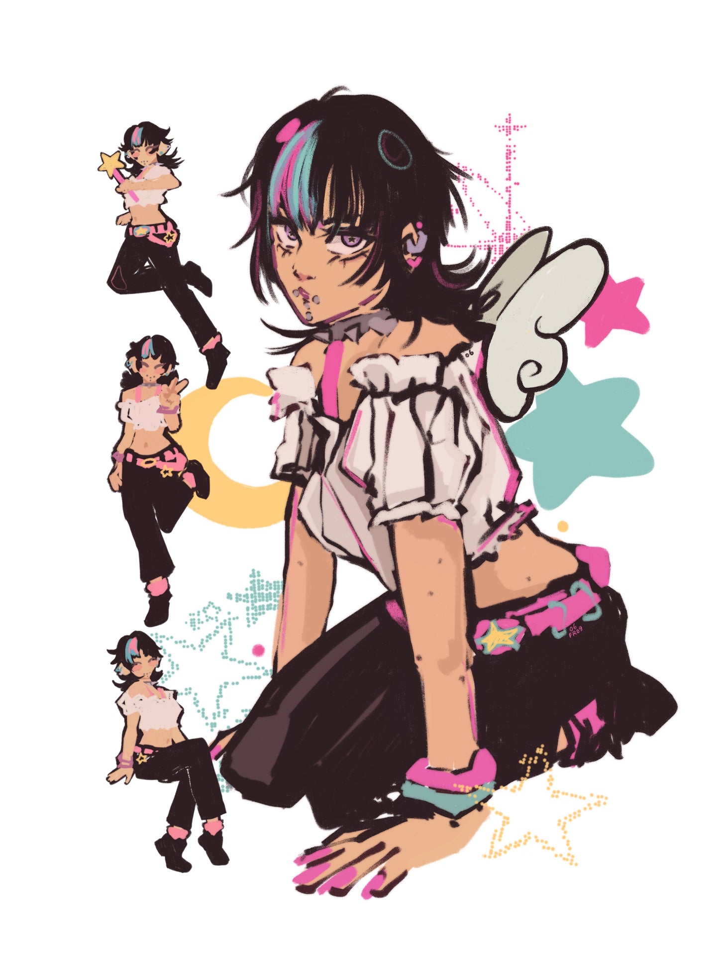 kirara angel print