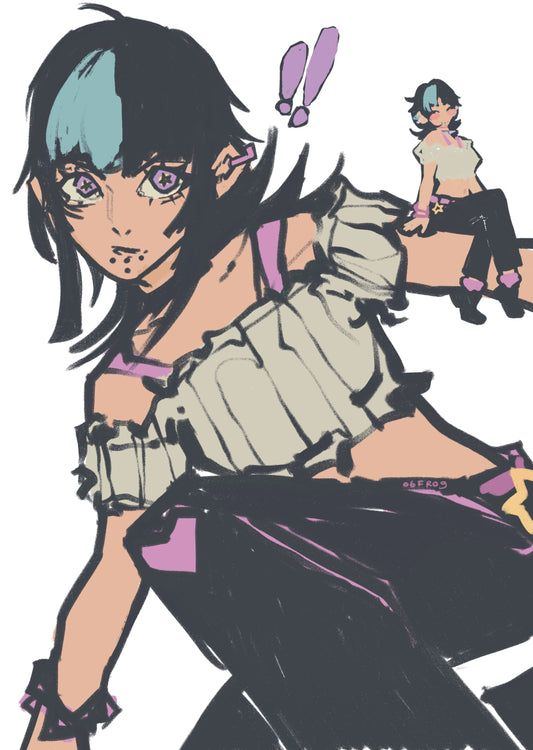 kirara and mini kirara print
