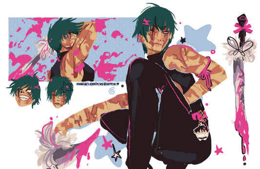 maki rich man print