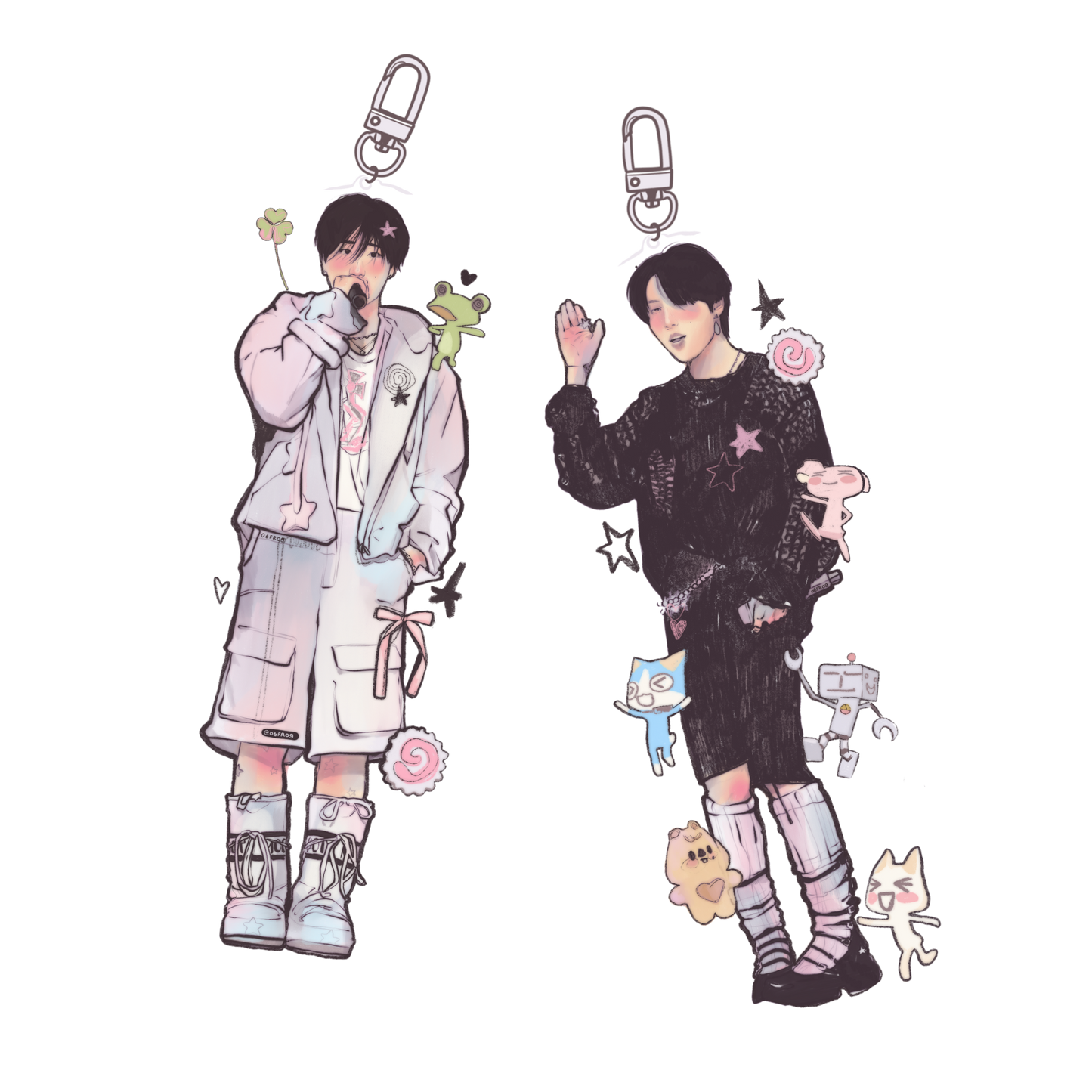 hanji good n' bad charm ✱ SET