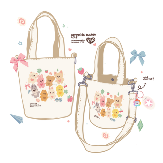 strayskzoo bucket tote!