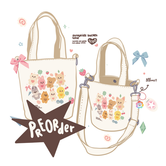 strayskzoo bucket tote! *PREORDER