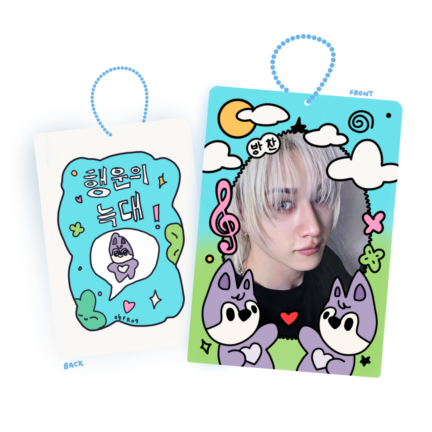 bangchan core photocard holder