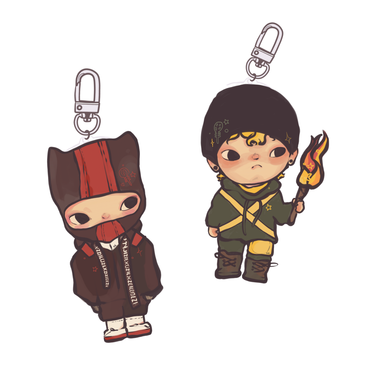 clancy & torchbearer charm ✱ SET
