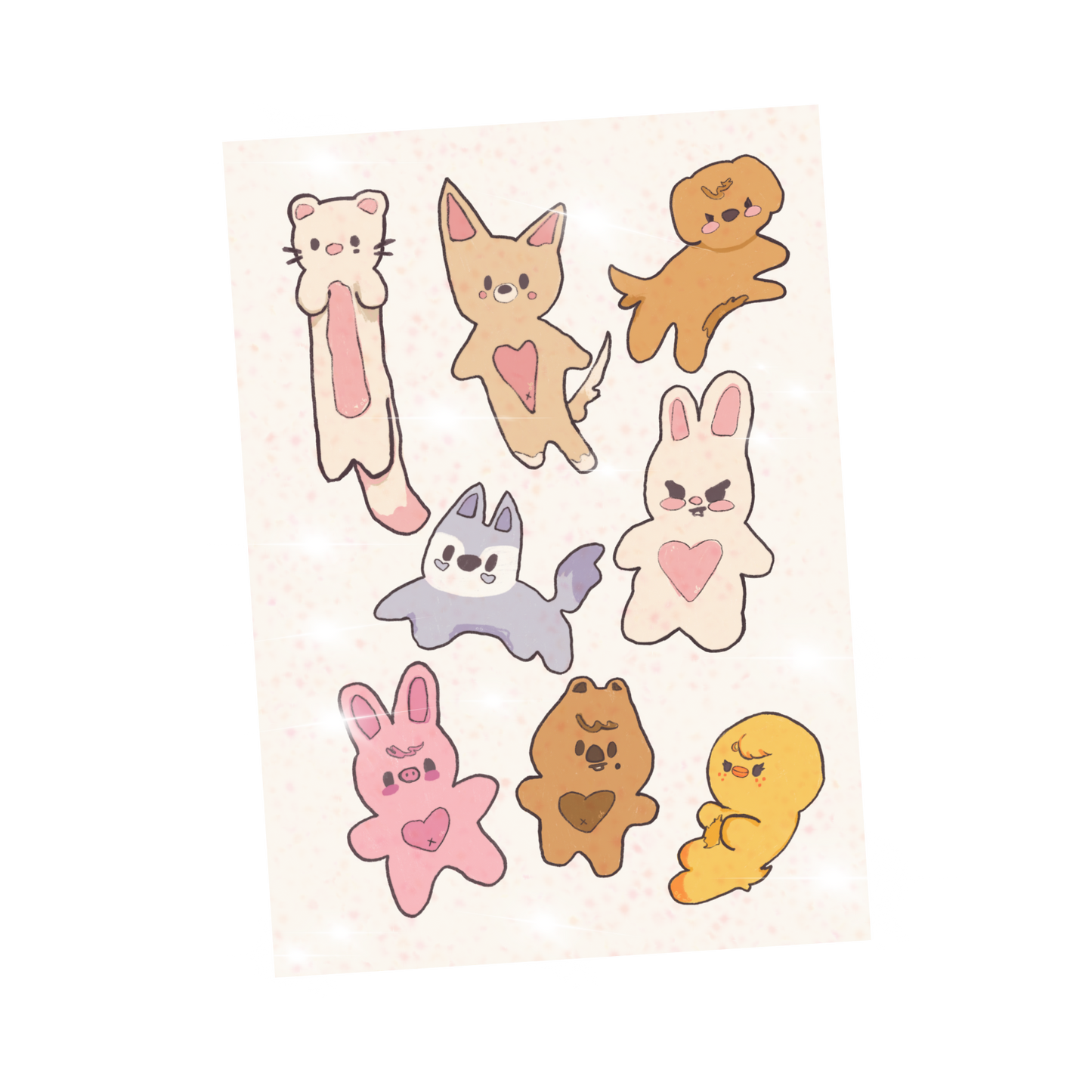 skzoo from memory sticker sheet