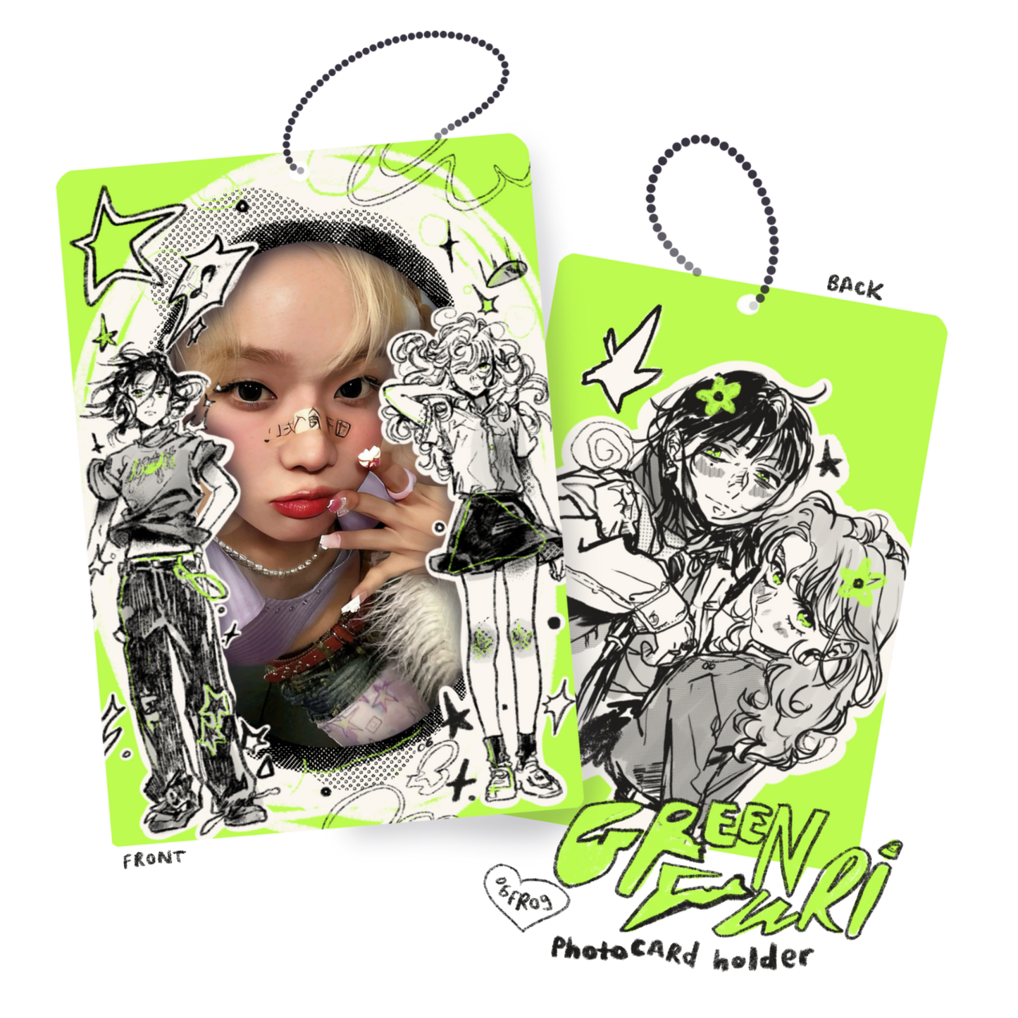 yuri greens photocard holder