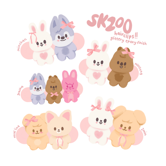 skz hairclips