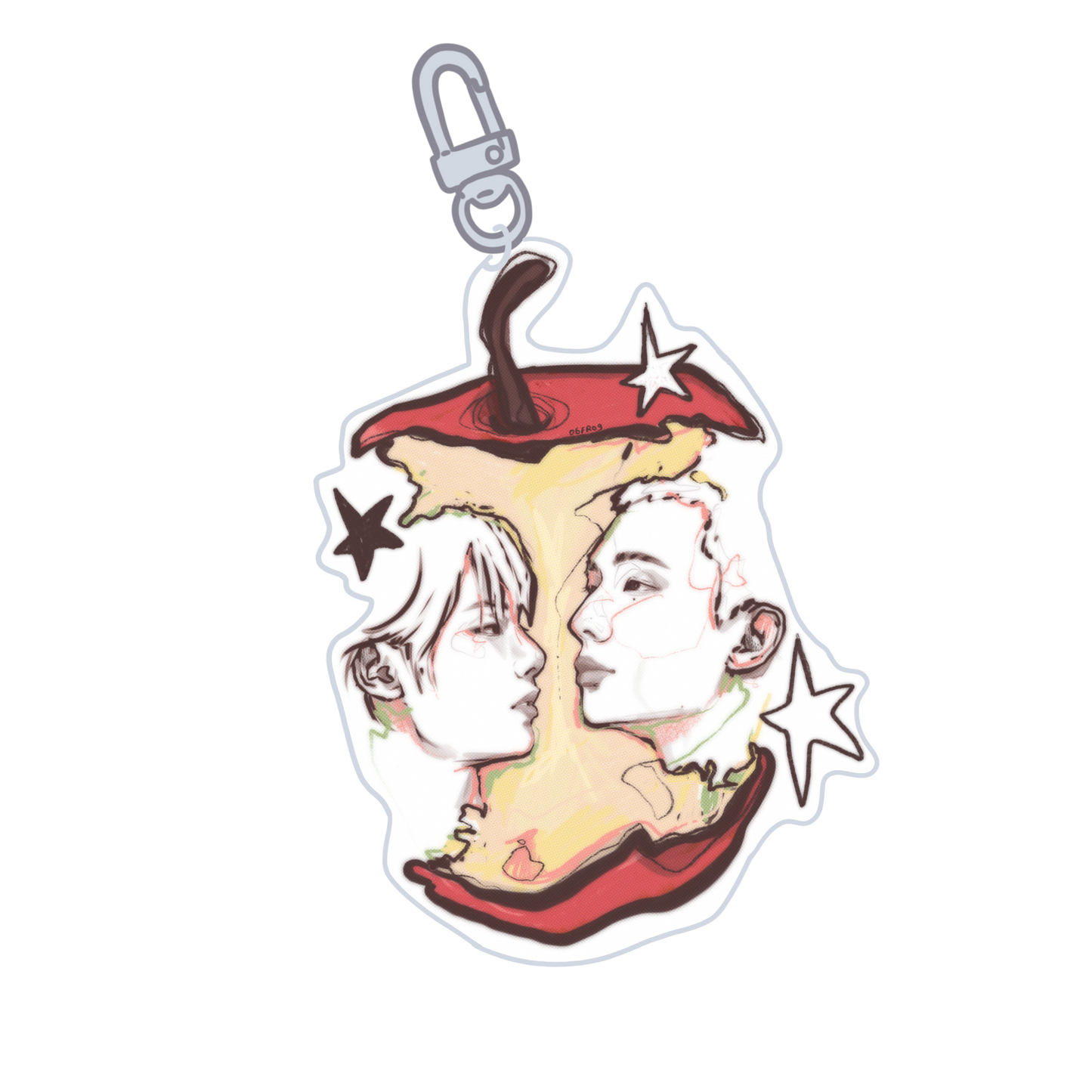 hyunin apple charm