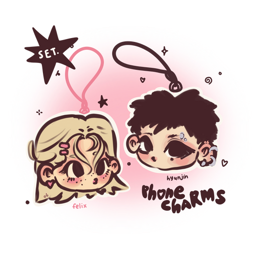 hyunlix phone charms ✱ SET