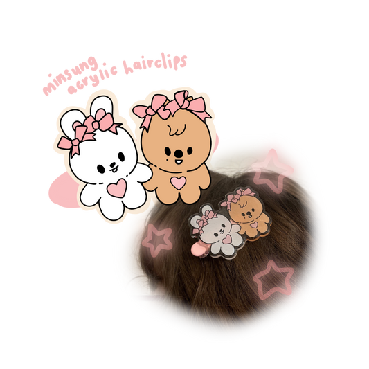 minsung hair clips!