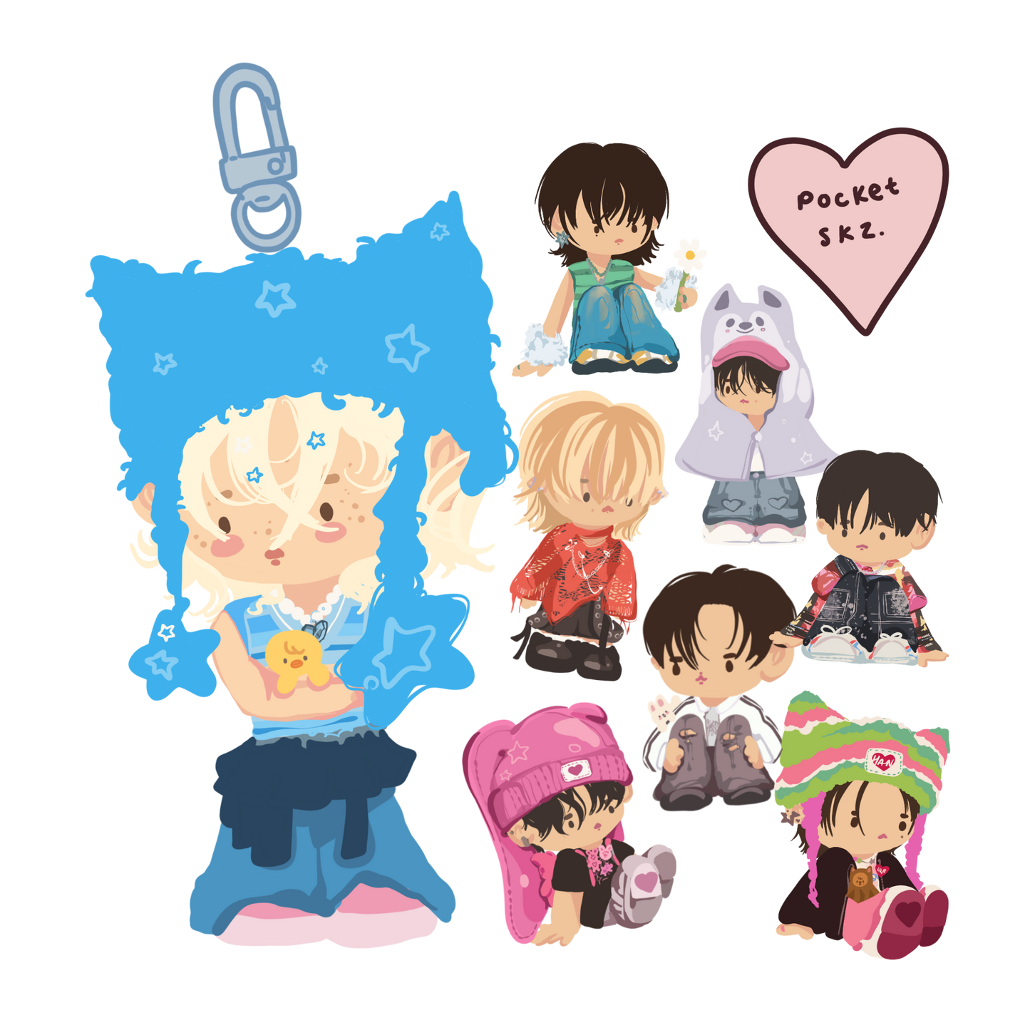 pocket skz charms