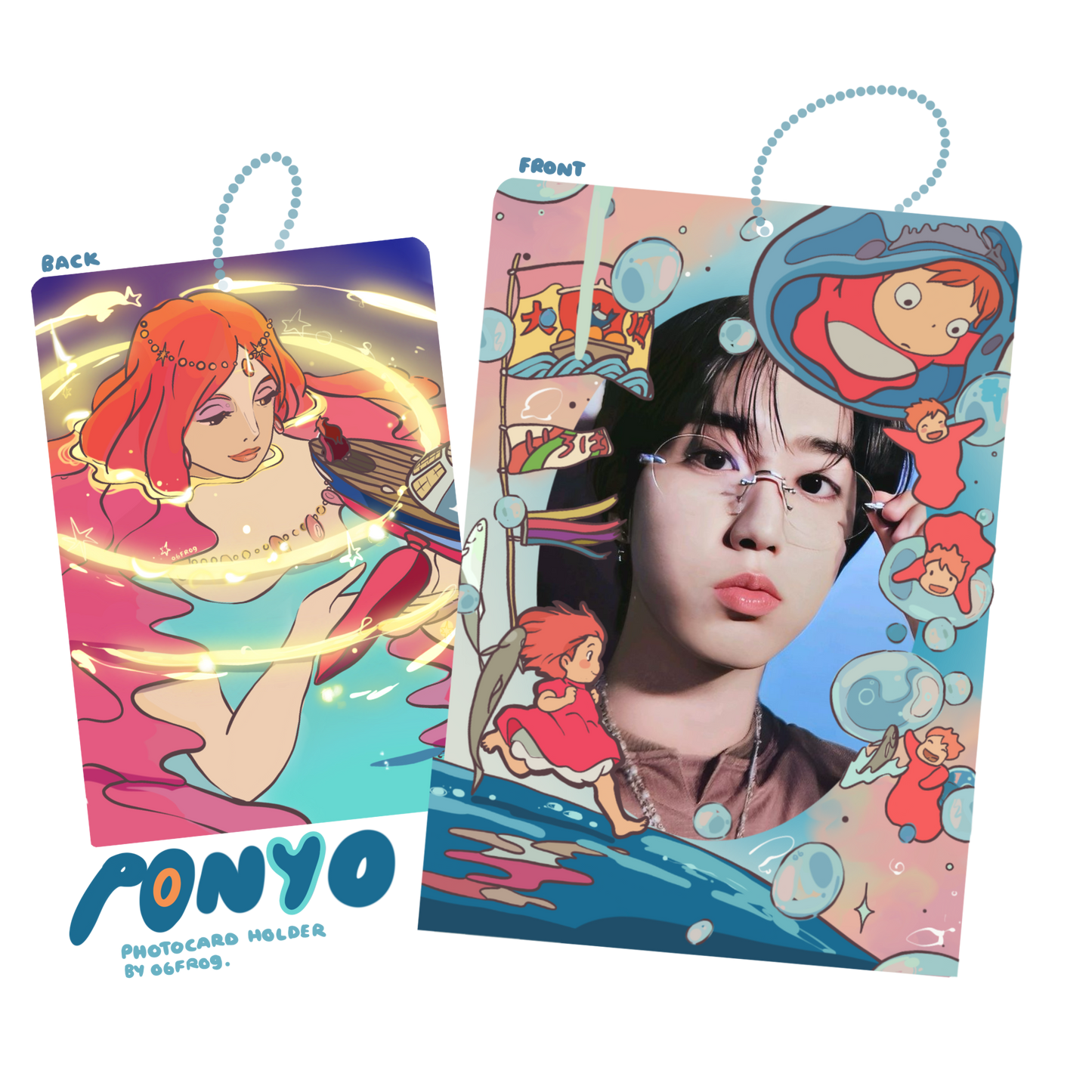 ponyo photocard holder