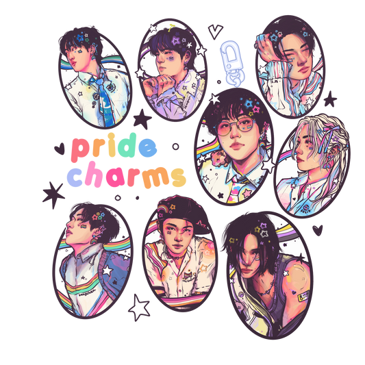 pride stray kids charms