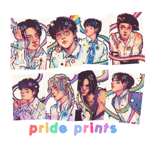 pride stray kids prints